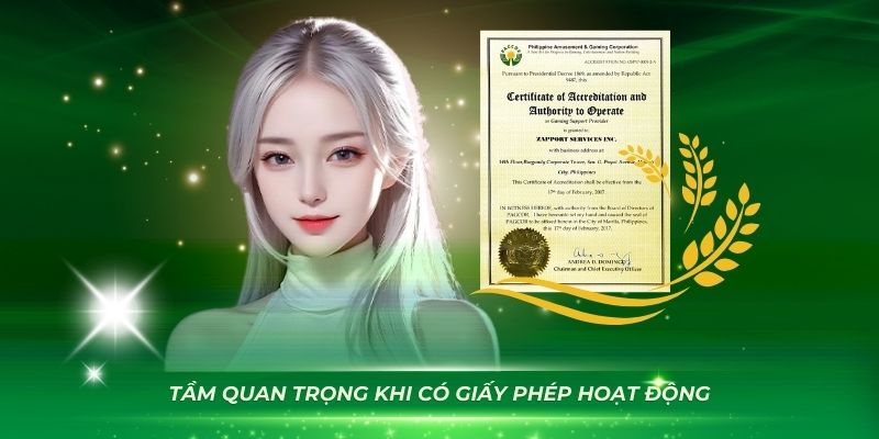 Giấy phép là cơ sở khẳng định nhà cái uy tín